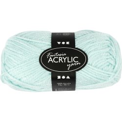 Akrylgarn Fantasia 50g mintgrönt