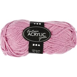 Akrylgarn Fantasia 50g rosa