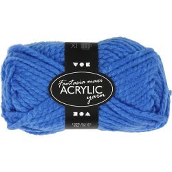 Akrylgarn Fantasia Maxi 50g blå
