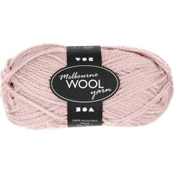 Ullgarn Melbourne 50g klarrött