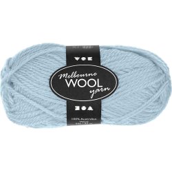 Ullgarn Melbourne 50g ljus turkos