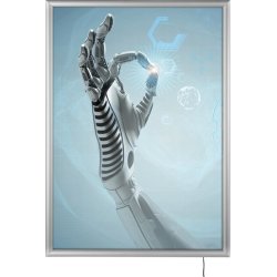 Snapframe enkeltside LED ramme , 70 x 100 cm