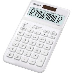 Casio JW-200TW bordsräknare, vit