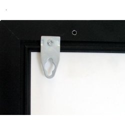 Crown enkeltside LED ramme, 50x70 cm, Sort