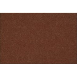 Hobbyfilt kraftig 42x60 cm brun
