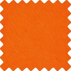 Kraftigt Hobbyfilt, 42x60 cm, orange