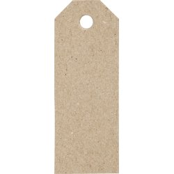 Manillamärken Happy Moments 3x8 cm 20 st Natur