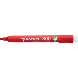 Penol 800 whiteboardpenna, röd