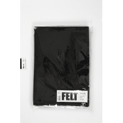 Hobbyfilt A4 21x30 cm 10 ark,svart