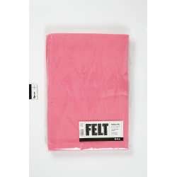 Hobbyfilt A4 21x30 cm 10 ark rosa