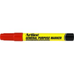 Artline General Purpose Marker, rød