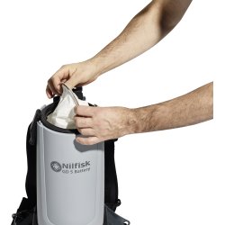 Ryggburen dammsugare Nilfisk GD5 Battery