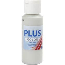 Hobbyfärg Plus Color Plus 60ml ljusgrå