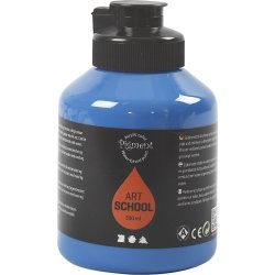 Akrylfärg Pigment 500ml primary blue