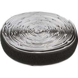 Kardborreband 20 mm x 5 m Svart