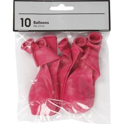 Ballonger 10 st Mörkrosa