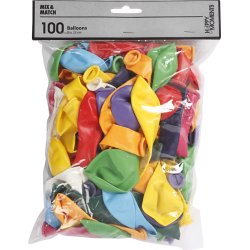 Ballonger 100 st Blandade färger