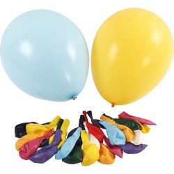 Jätteballonger 50 st Blandade färger