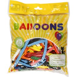 Ballonger för ballongdjur 100 st Blandade färger