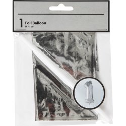 Folieballong Silver 1
