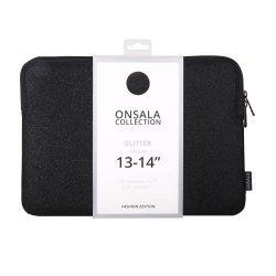 ONSALA 13/14" Glitterfodral, svart