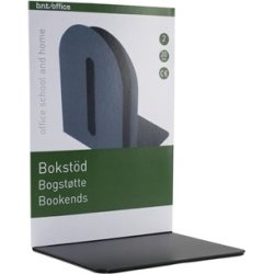 Bokstöd 20 cm, 2 st, svart