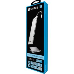 Dockningsstation Sandberg USB-C 10-i-1