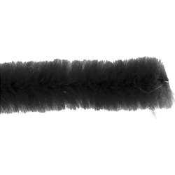 Piprensare Chenille 6 mm 50 st Svart