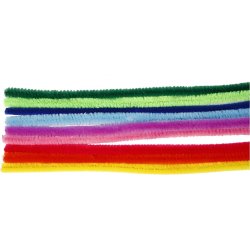 Piprensare Chenille 9 mm 25 st Blandade färger