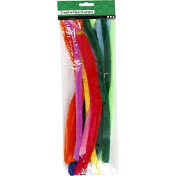 Piprensare Chenille 9 mm 25 st Blandade färger