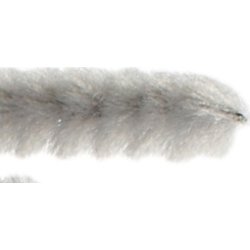 Piprensare Chenille 6 mm 50 st Grå