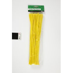 Piprensare Chenille 6 mm 50 st Gul