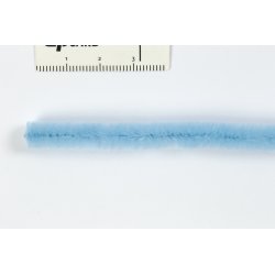 Chenille Piberensere 6 mm, blå, 50 stk