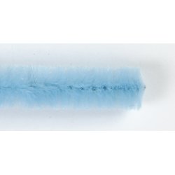Chenille Piberensere 6 mm, blå, 50 stk