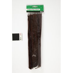 Piprensare Chenille 6 mm 50 st Brun