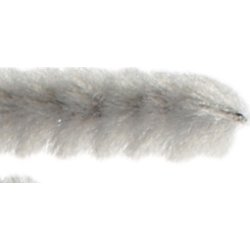 Chenille Piberensere 9 mm, grå, 25 stk