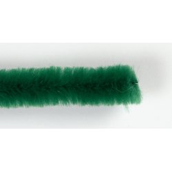 Piprensare Chenille 9 mm 25 st Grön