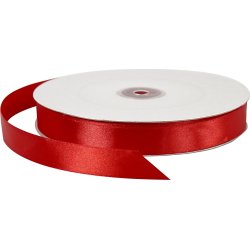 Satinband, 20mm x 100m, Röd