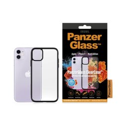 Panzerglass ClearCase sort cover til iPhone 11
