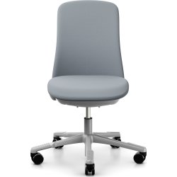 HÅG Sofi kontorstol, gråcomfort stof/sølv stel