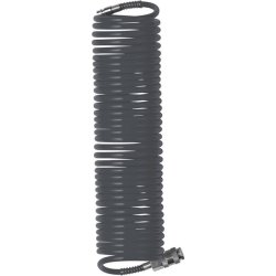 Probuilder Spiralformad tryckluftsslang 10 m, 1/4"