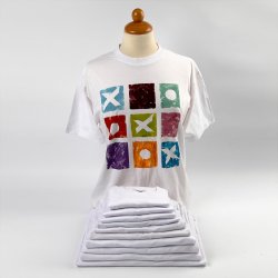 T-shirt | Rund hals | St 12-14 år | Vit