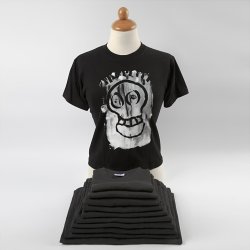 T-shirt | Rund hals | St XL | Svart