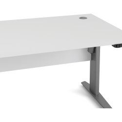 Skrivbord BudgetLine Höj-/sänkbart 150x80cm Vit/al