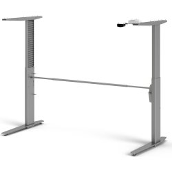 Skrivbord BudgetLine Höj-/sänkbart 150x80cm Ek/alu