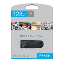 USB 3.1 PNY Attache 4 – 128 GB Svart