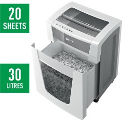 Dokumentförstörare Leitz IQ Office Pro P4 Vit