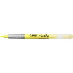 Överstrykningspenna Bic Flex Gul