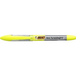 Bic Technolight highlighter, gul