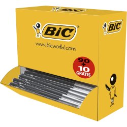 BiC M10 Original kulspetspenna M, Svart, Valuepack